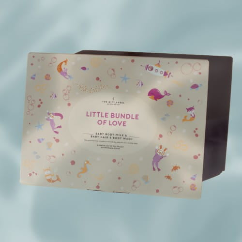 Little Bundle of Love Baby Bath Set