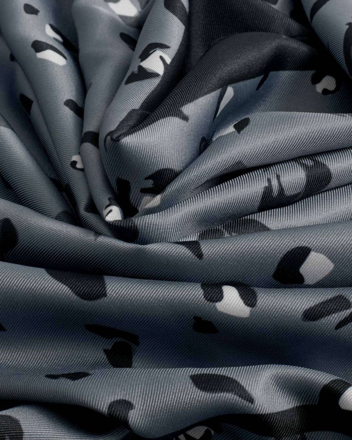 Katie Loxton Leopard Satin Multiway Scarf in Navy & Black