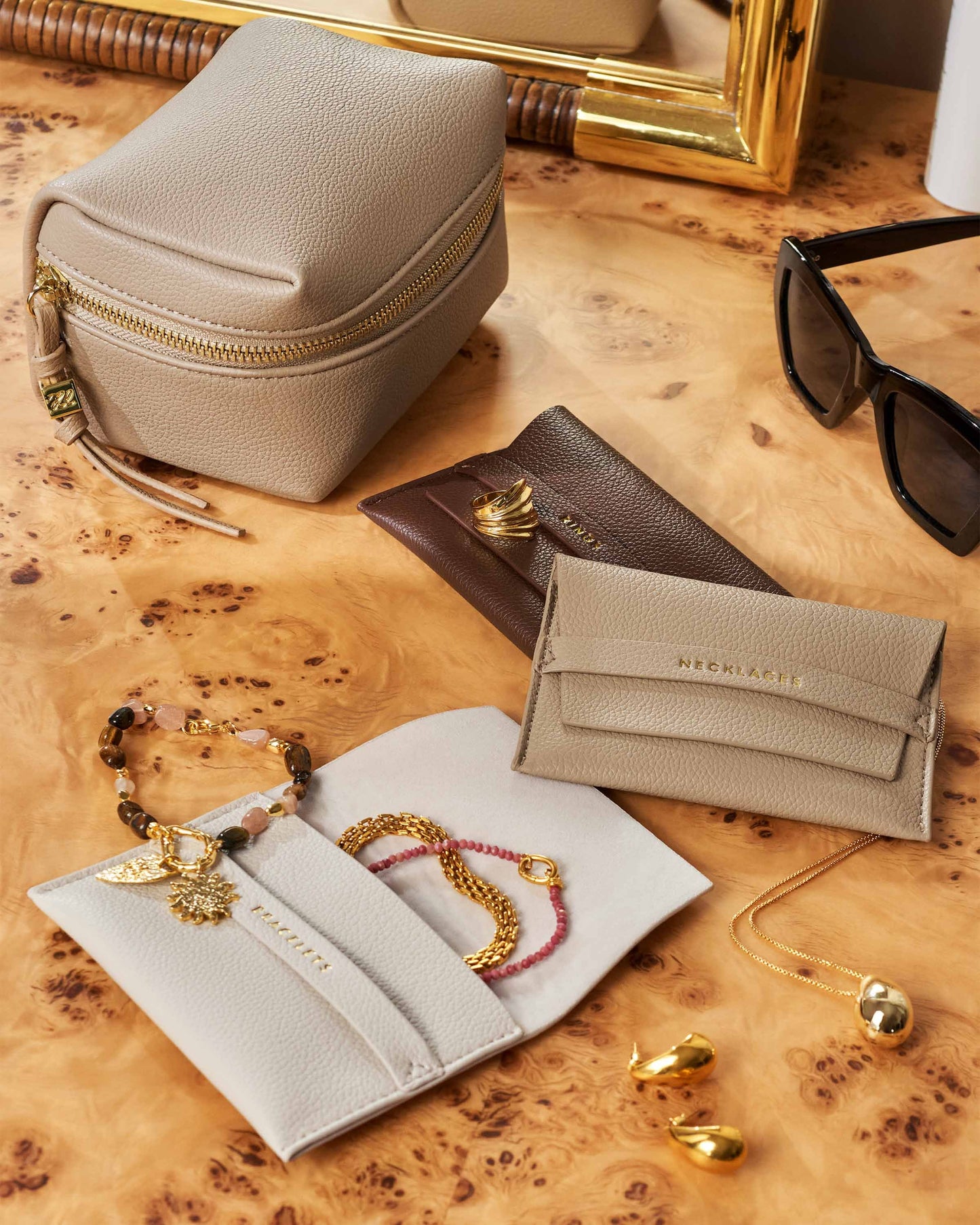 Katie Loxton Accessories Organiser Taupe