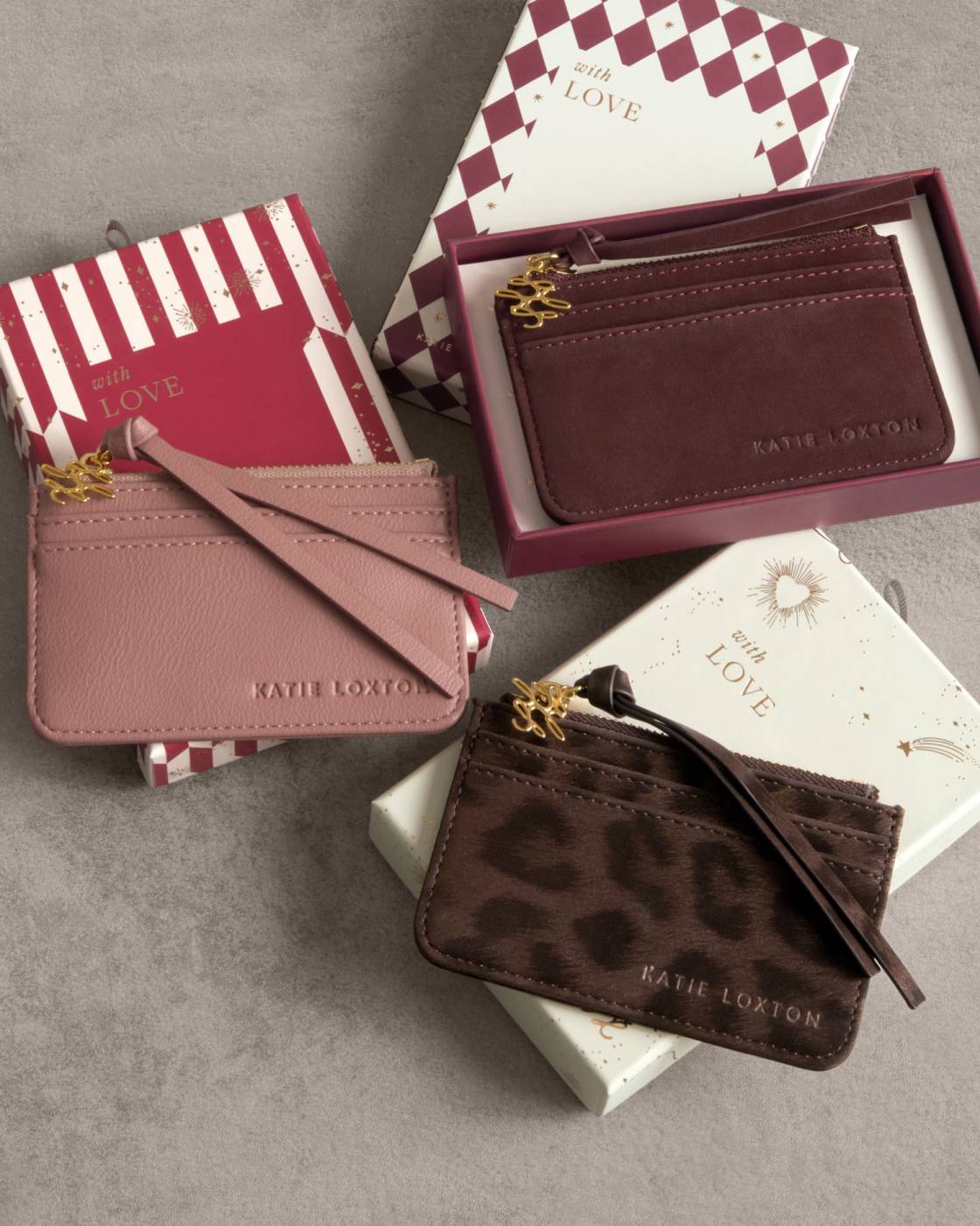 Katie Loxton  Cardholder & Coin Purse Cherry