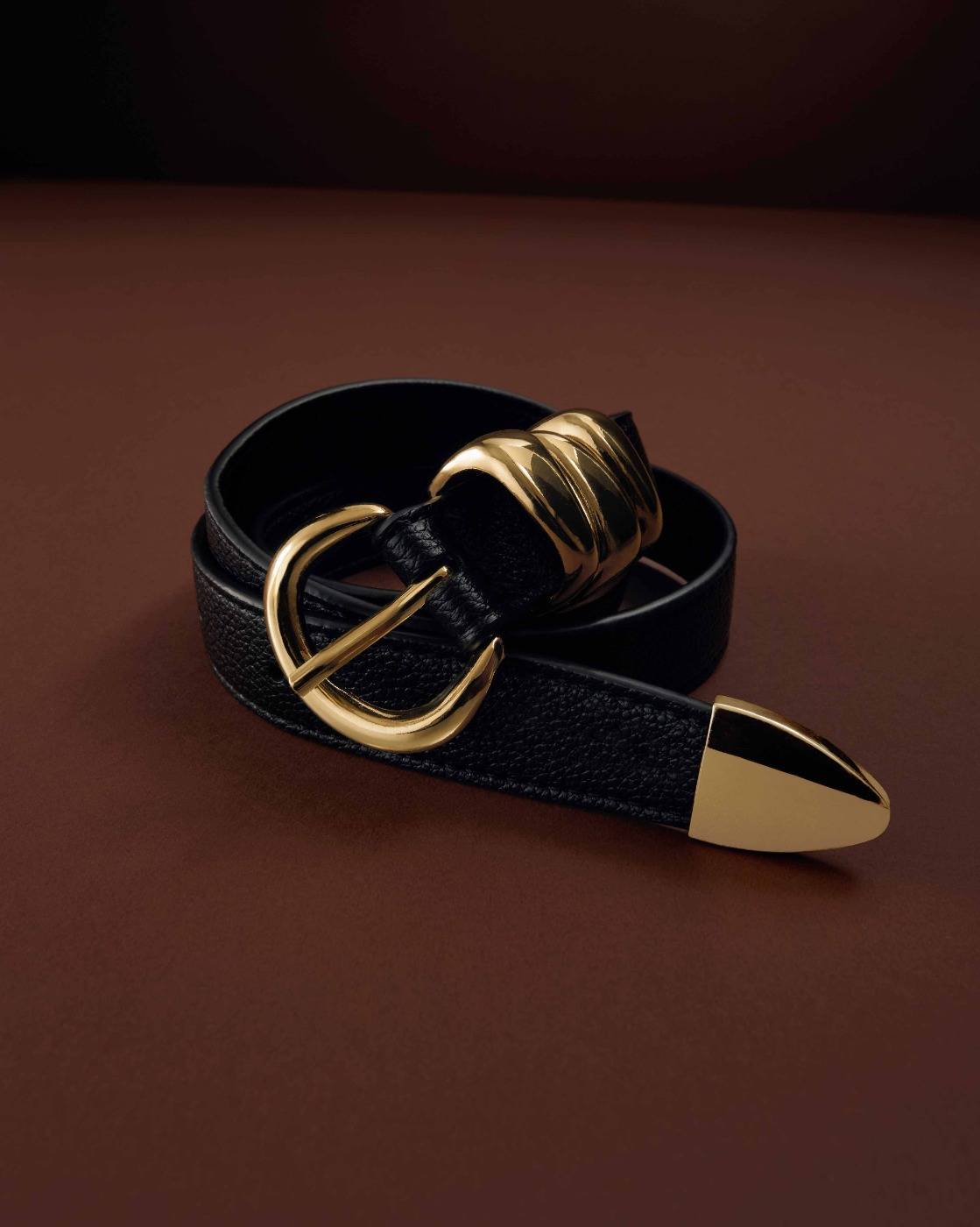 Katie Loxton Organic Loops Belt Black