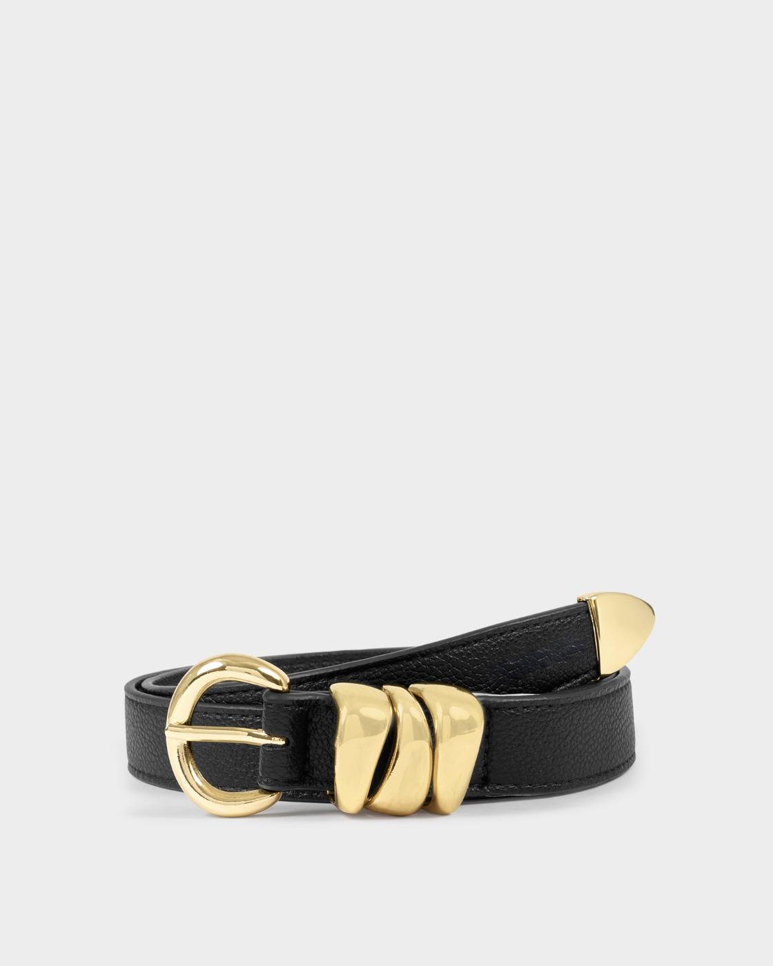 Katie Loxton Organic Loops Belt Black