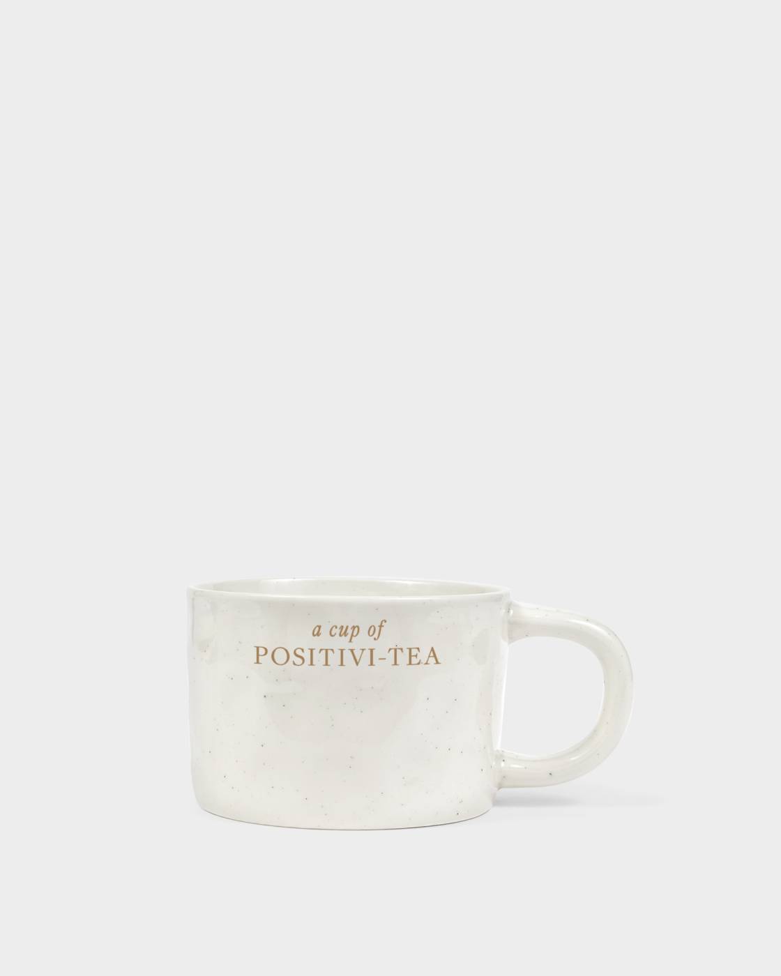 Katie Loxton Speckled Senitment Mug ‘A Cup Of Positivi-Tea'