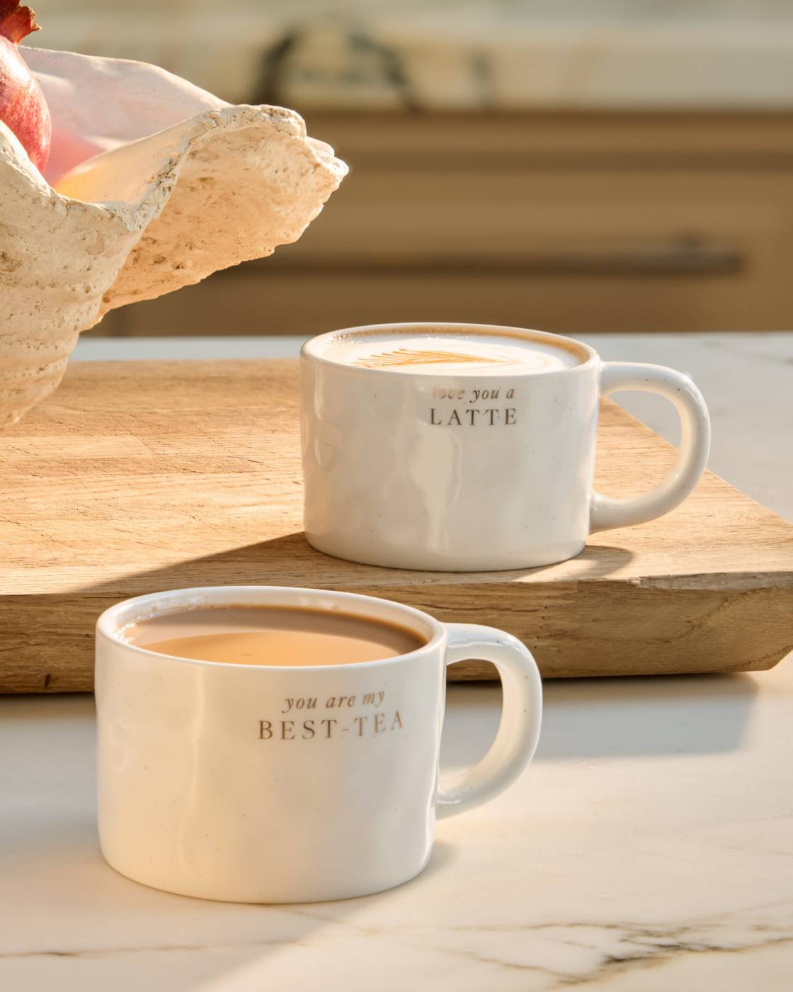 Katie Loxton Speckled Senitment Mug ‘Love You A Latte'