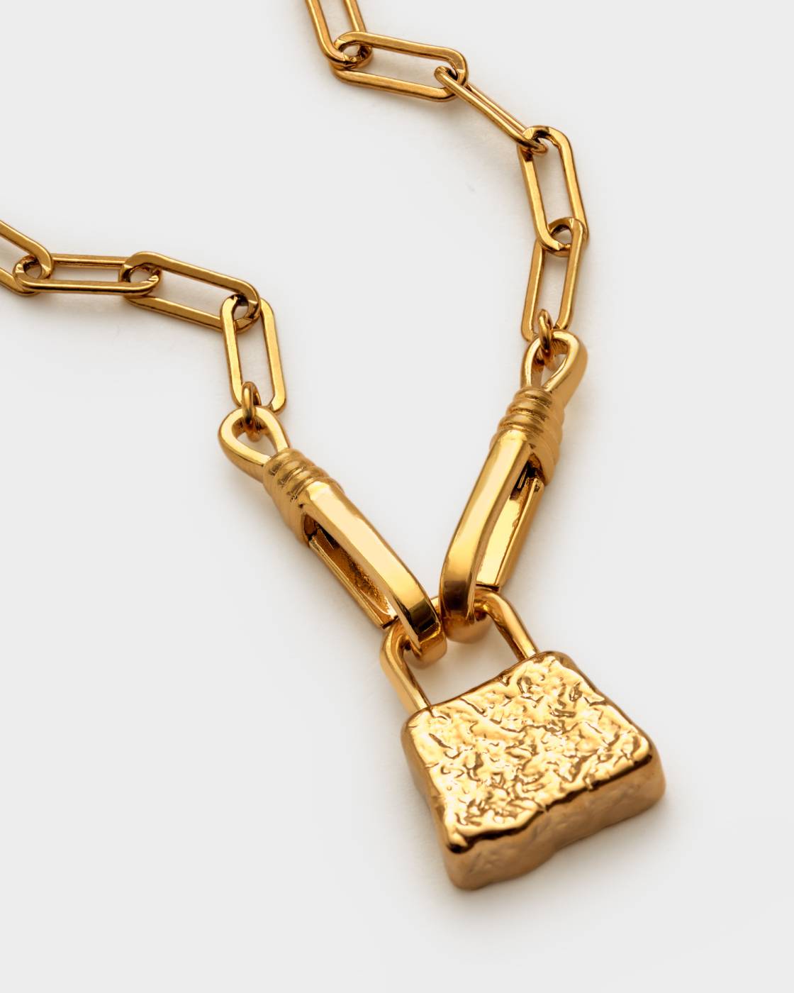 Katie Loxton Luxe Lock Bracelet Gold