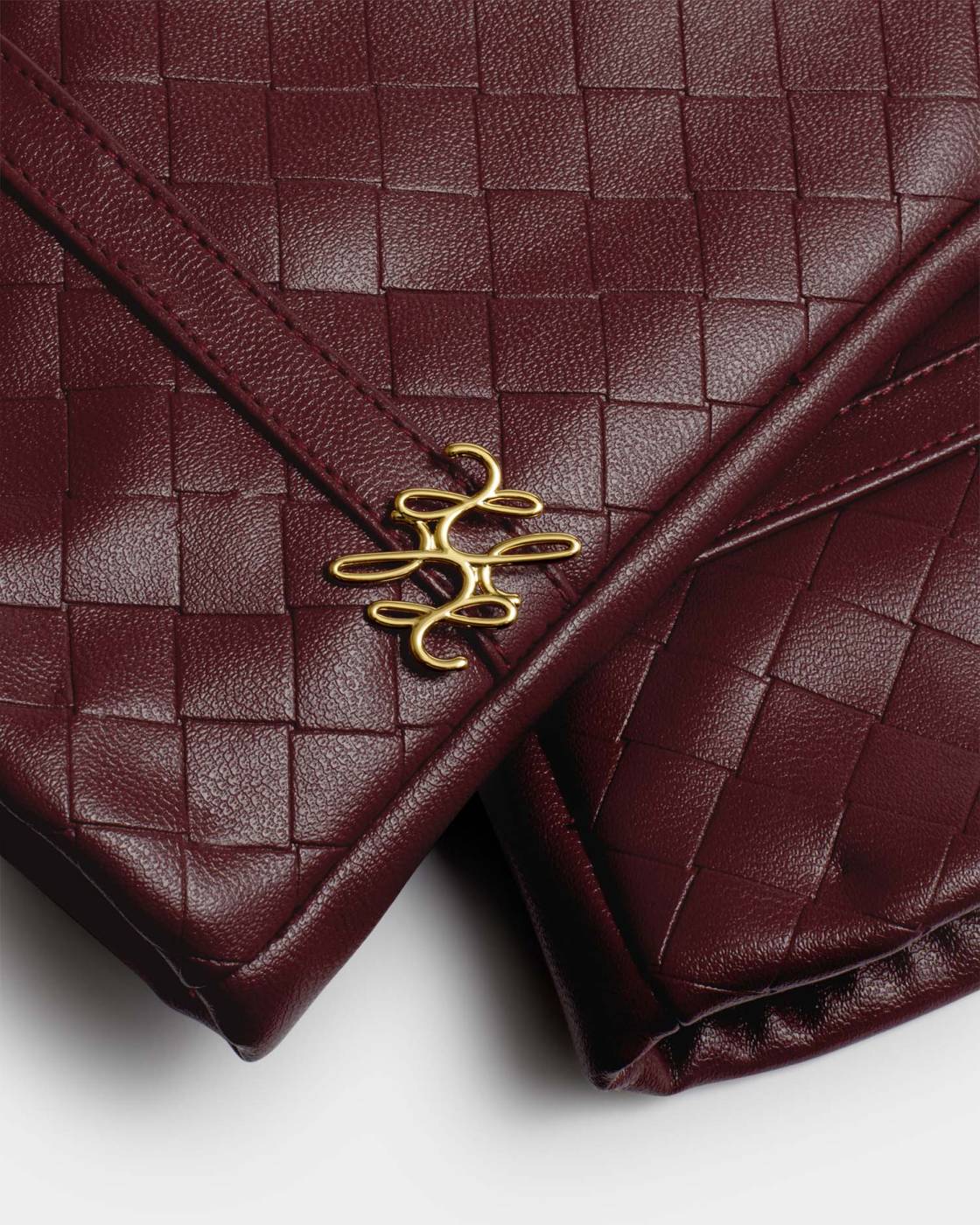 Katie Loxton Boxed Faux Leather Gloves Cherry