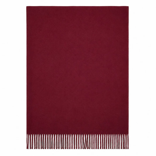 Pashmina Style Scarf  Burgundy
