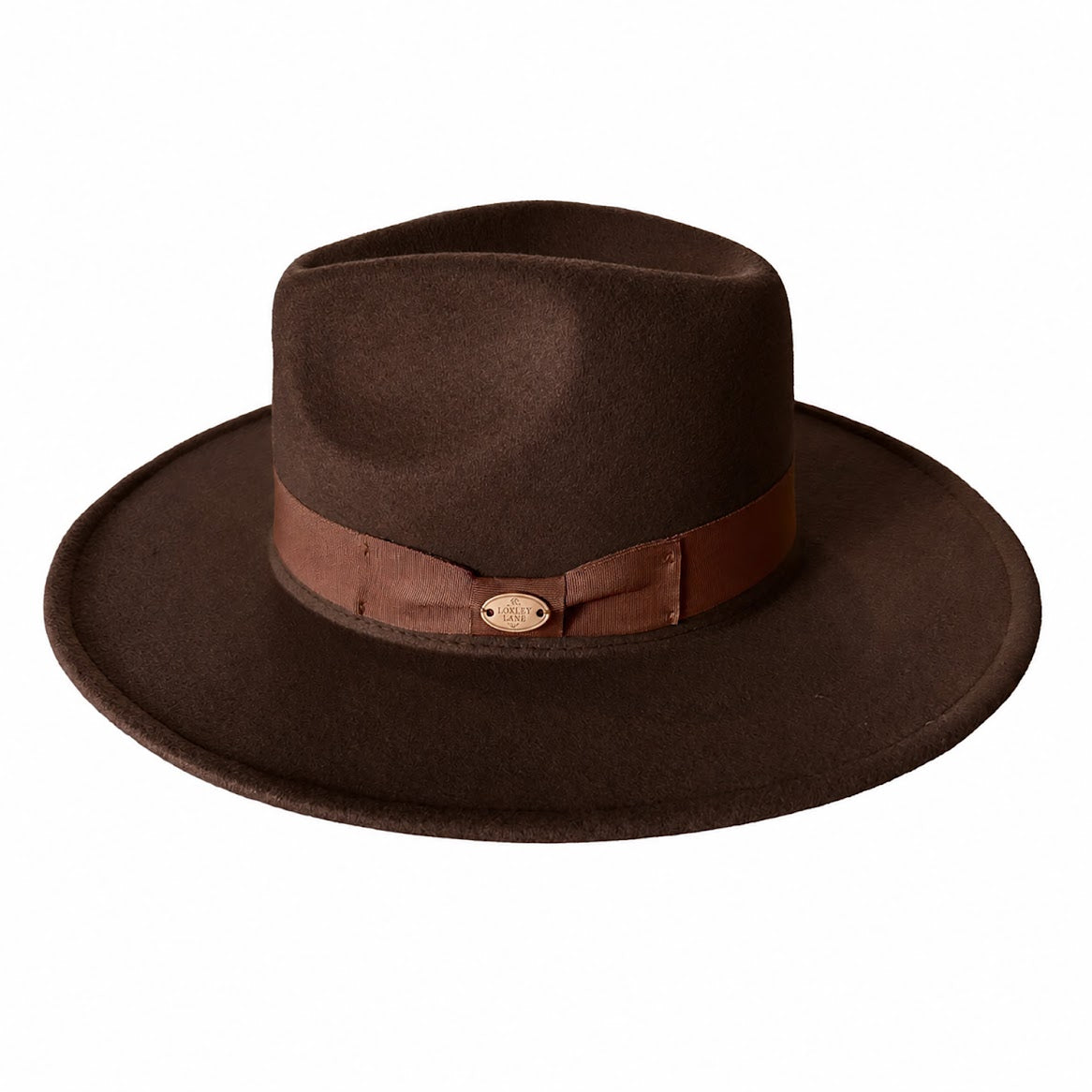 Women’s Felt Fedora in Chocolate