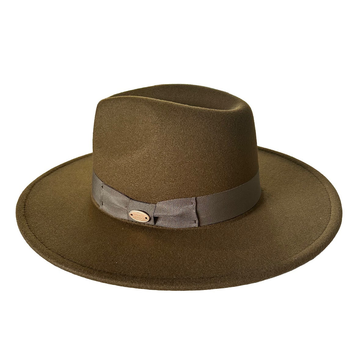 Women’s Felt Fedora in Olive