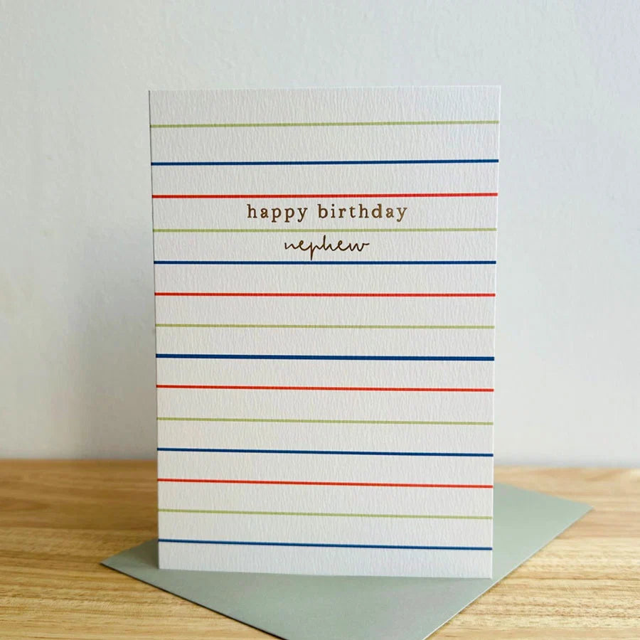 Nephew Birthday Greetings Card
