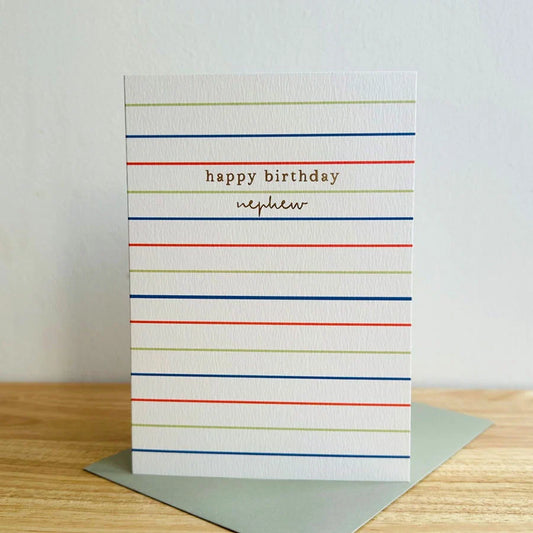 Nephew Birthday Greetings Card