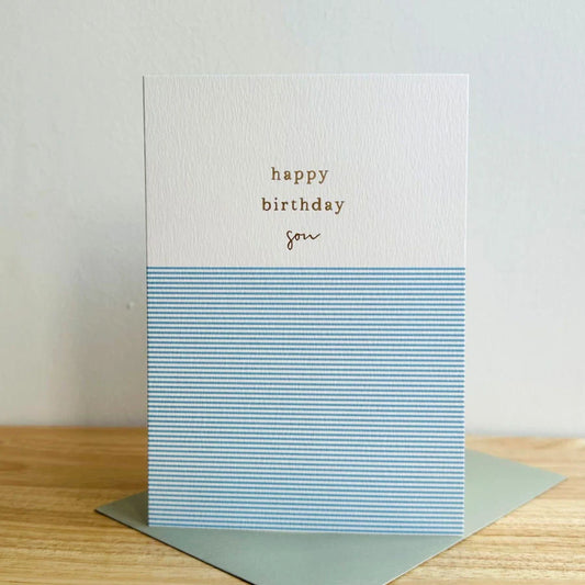 Son Birthday Greetings Card