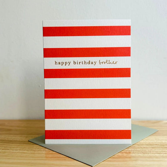Brother Birthday Greetings Card