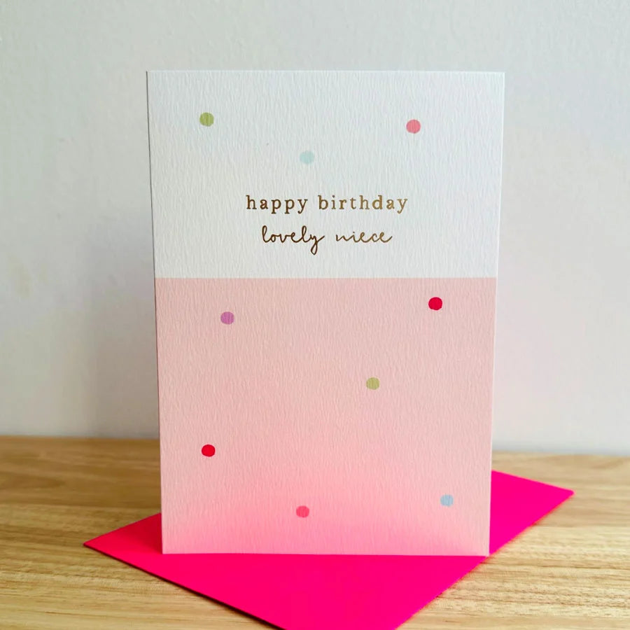 Lovely Niece Birthday Greetings Card