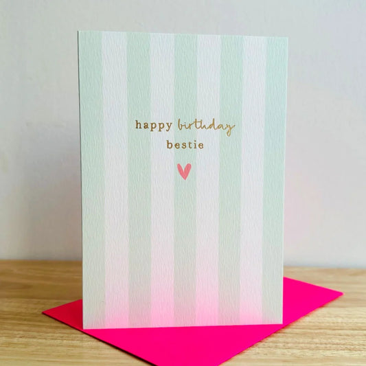 Happy Birthday Bestie Greetings Card