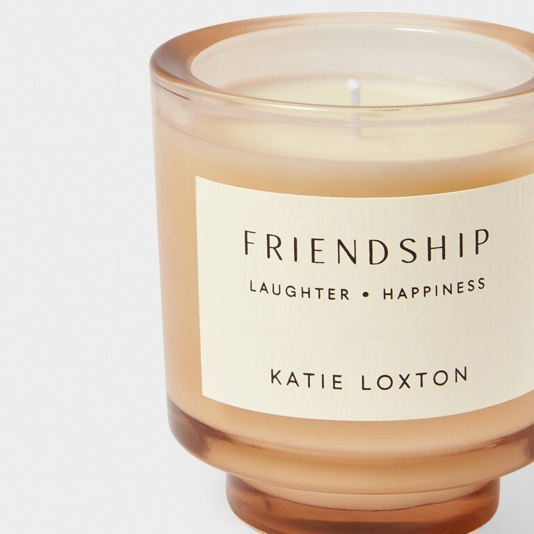 Katie Loxton Sentiment Candle ‘Friendship’ Peach Rose and Sweet Mandarin