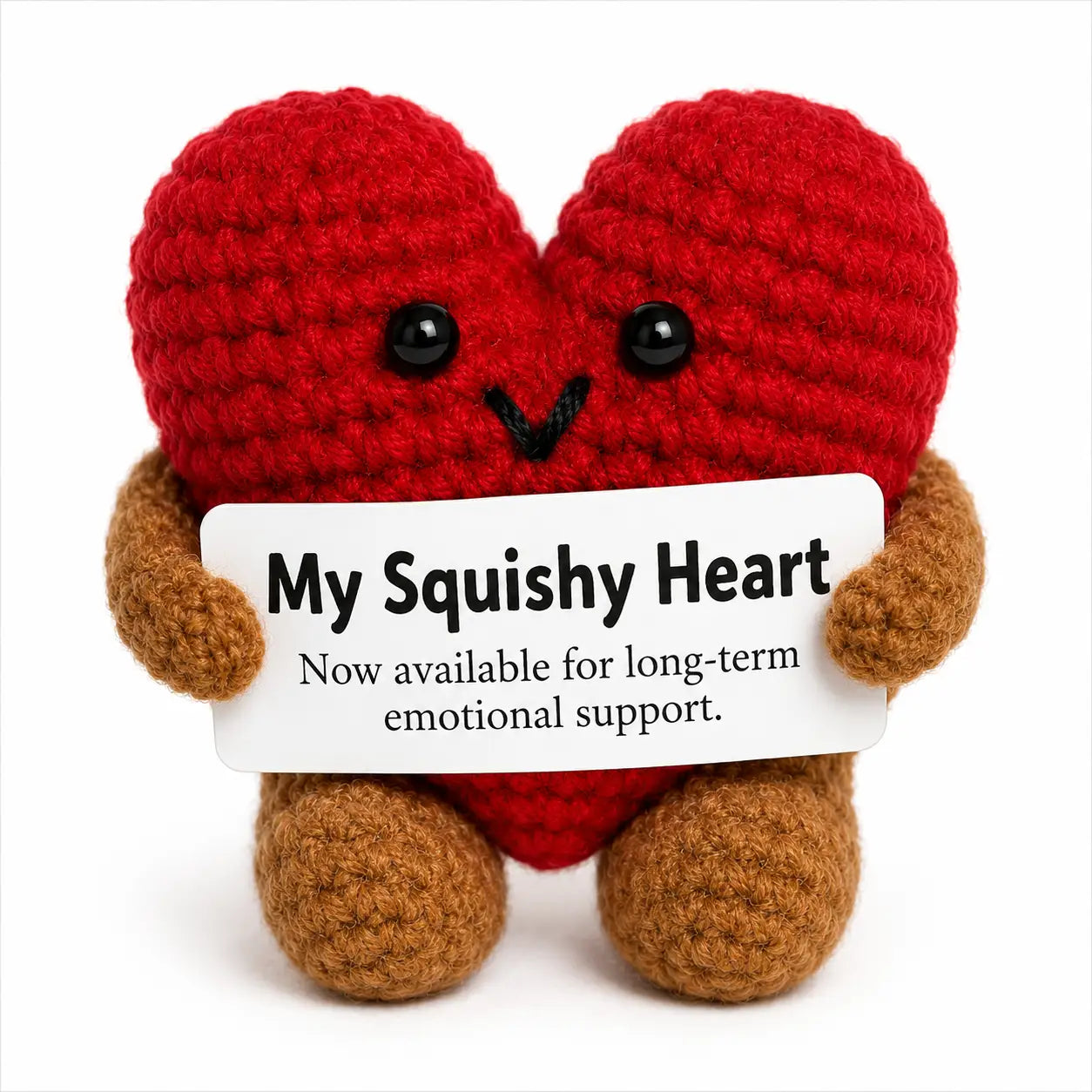 Knitted Positive Heart