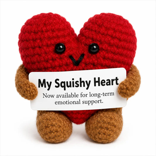 Knitted Positive Heart