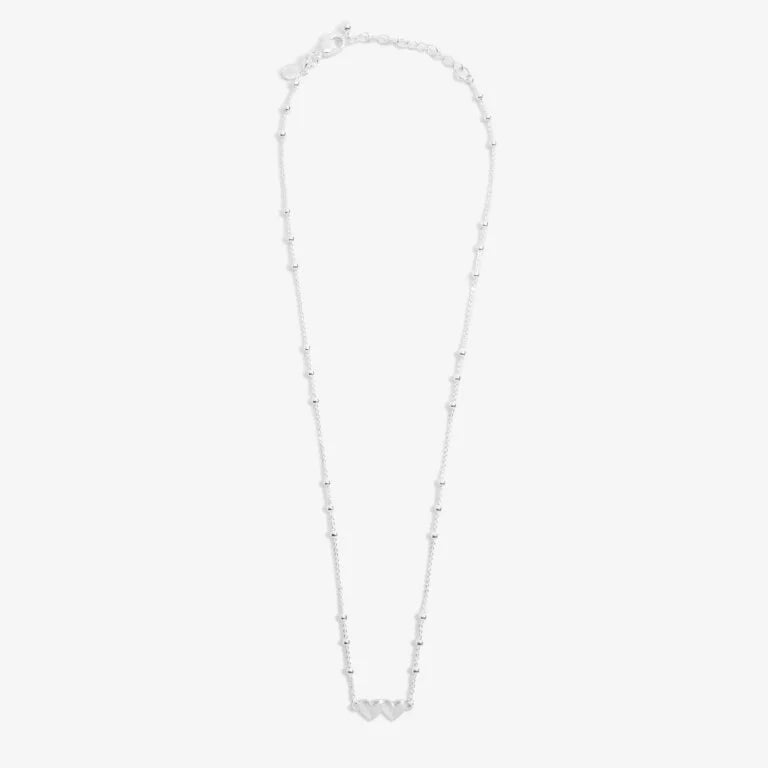 Forever Yours ‘Forever I Love you’ Necklace In Silver Plating