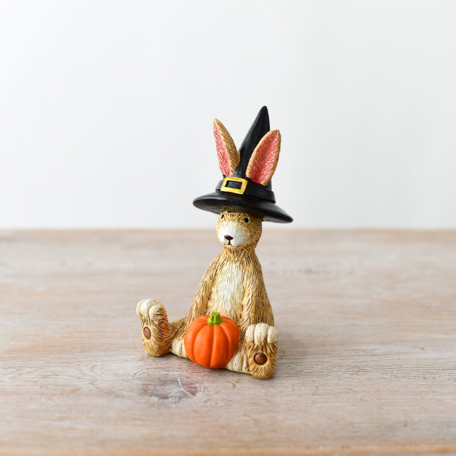 Jasper Rabbit Sitting Halloween Ornament