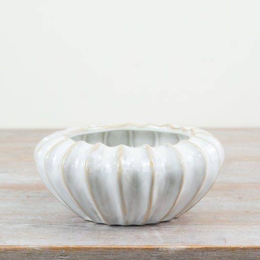 White Mika Pot