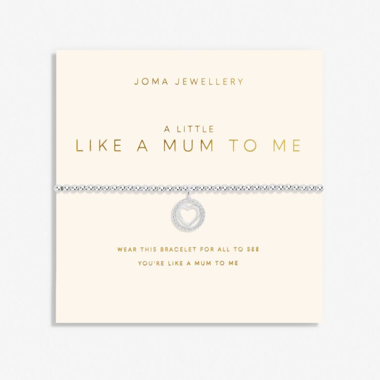 Mother’s Day ‘A Little Like A Mum To Me’ Bracelet In Silver Plating