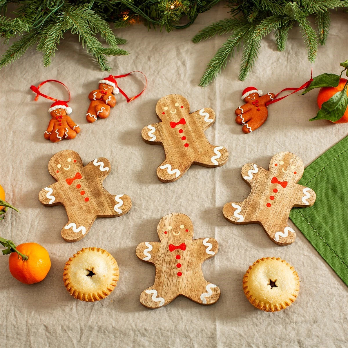 Gingerbread Men Coasters