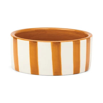 Izzy Wine Coater Yellow Stripe