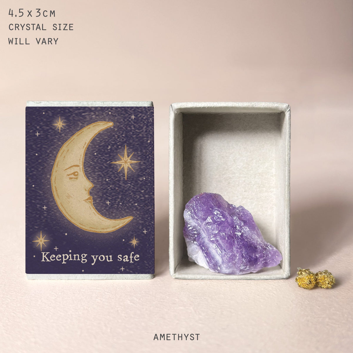 Celestial Match Box Crystal Keeping You Safe