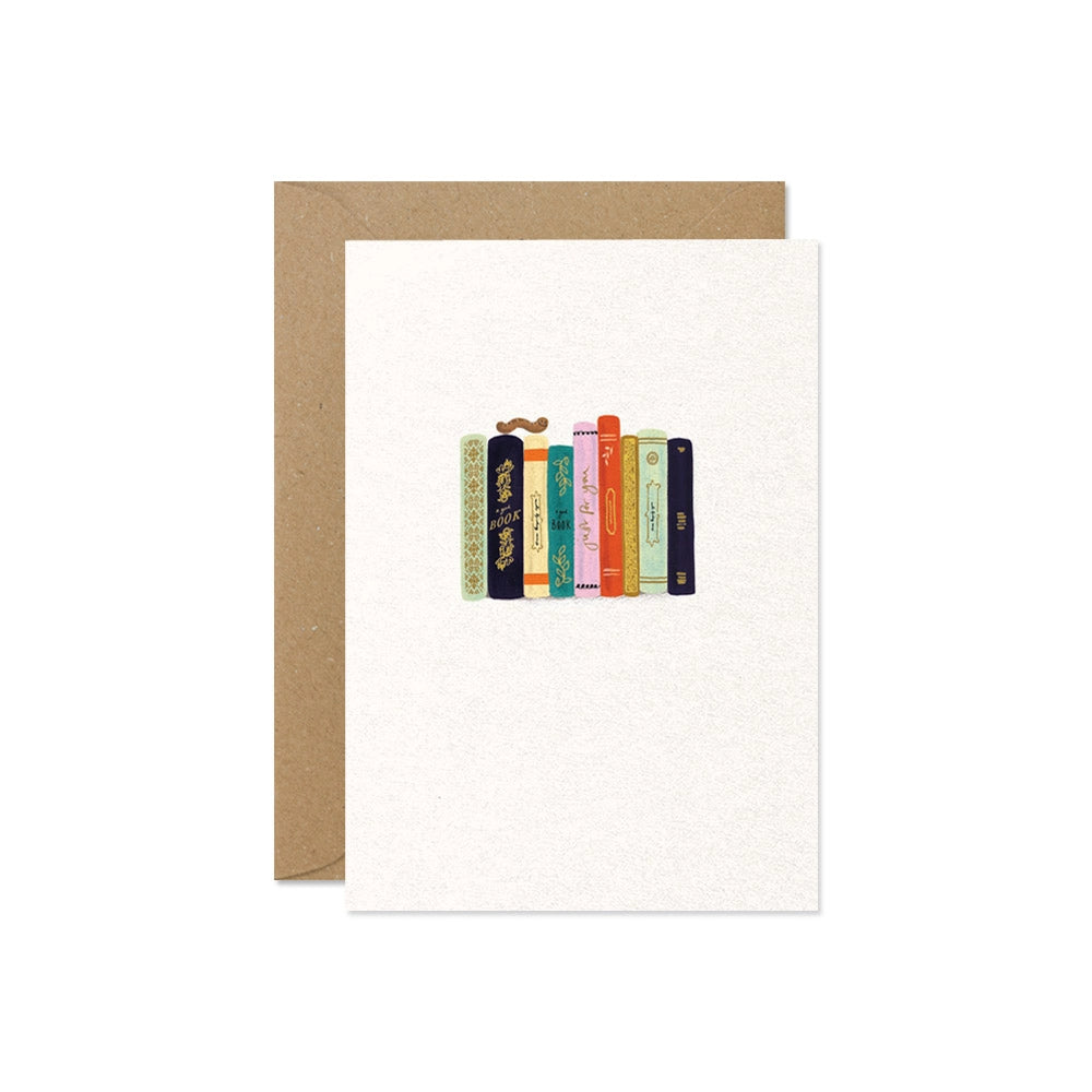Books Mini Greetings Card