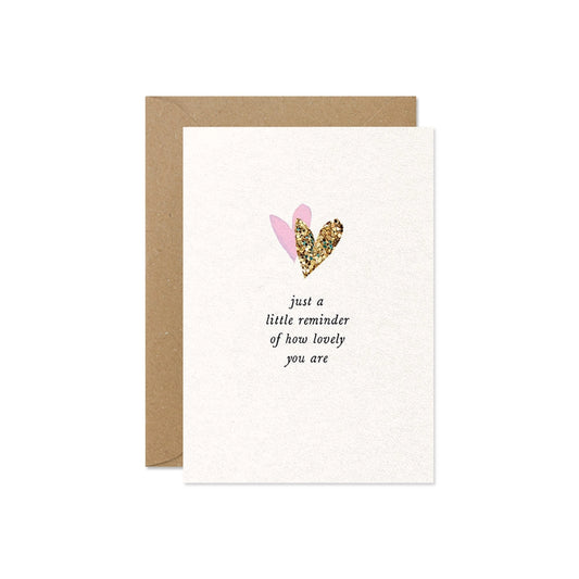 A Little Reminder Mini Greetings Card