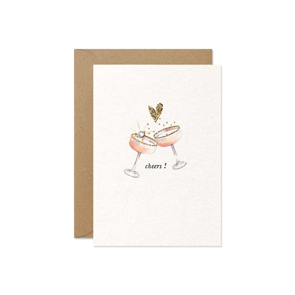 Cheers Mini Greetings Card