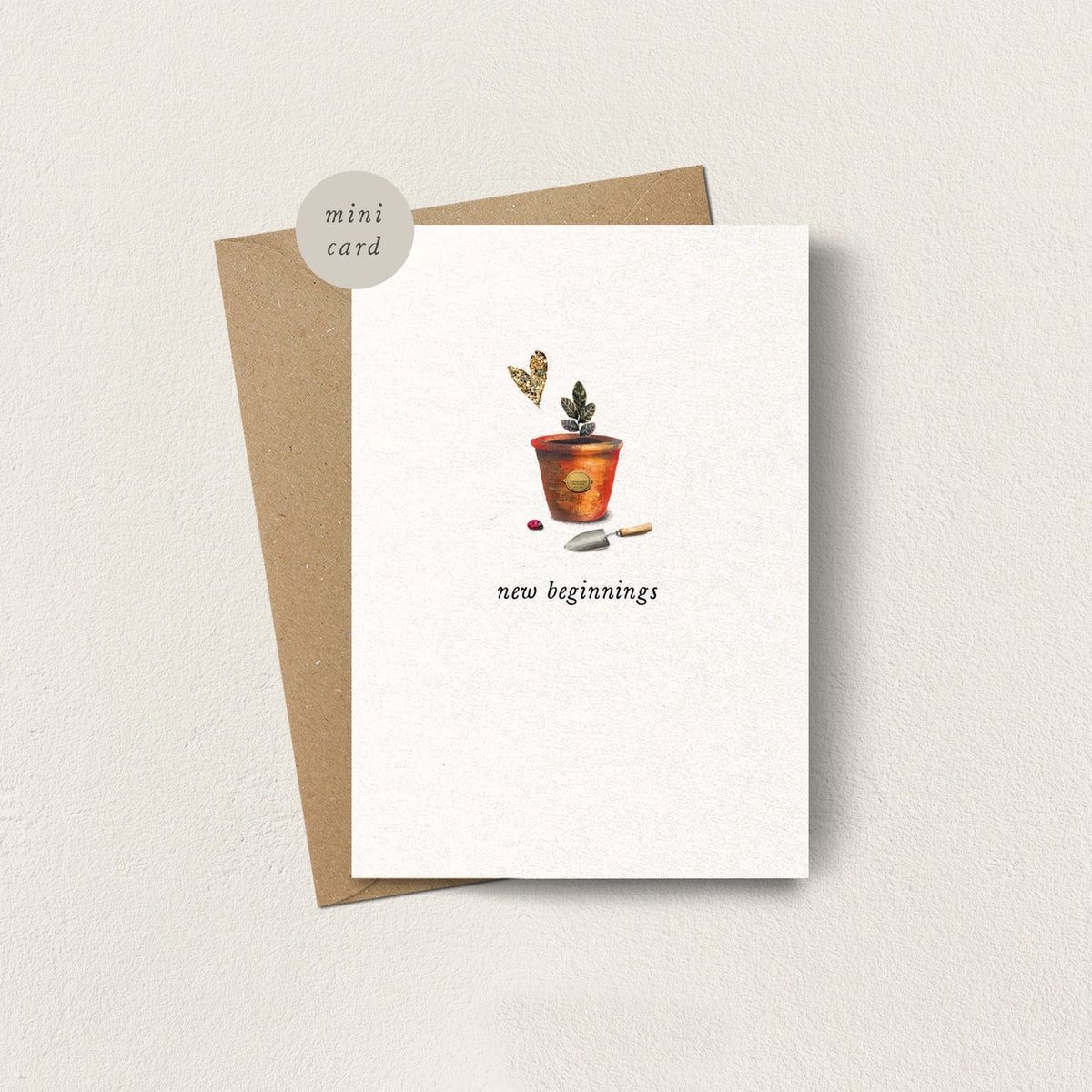 New Beginnings Mini Greetings Card