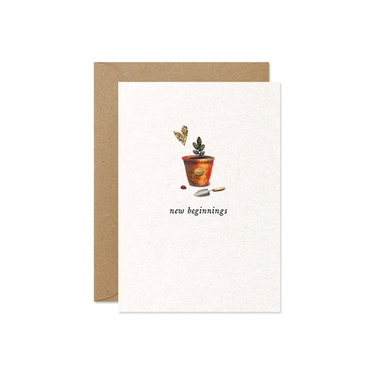 New Beginnings Mini Greetings Card