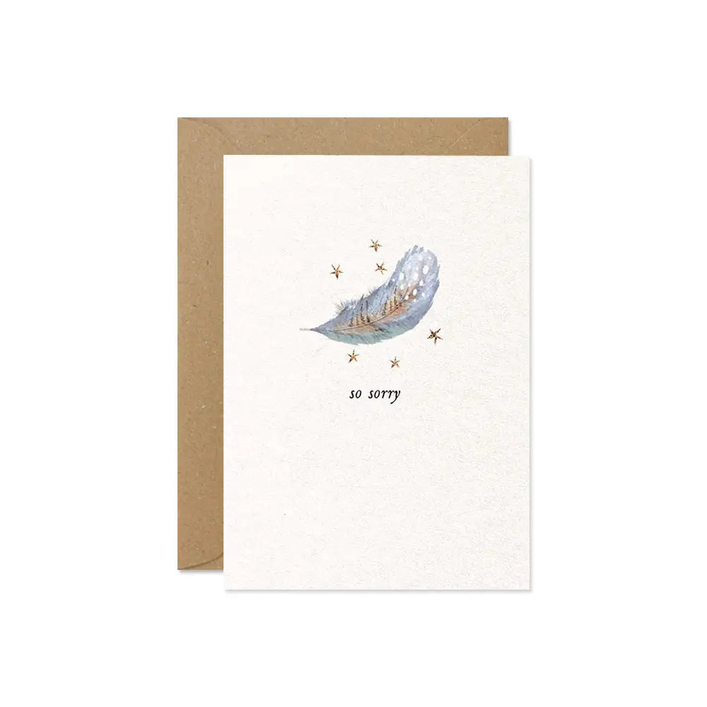 So Sorry Mini Greetings Card