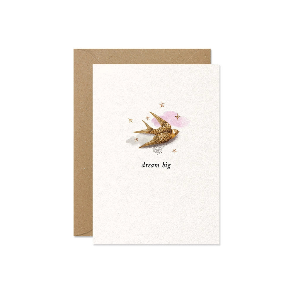 Dream Big Mini Greetings Card
