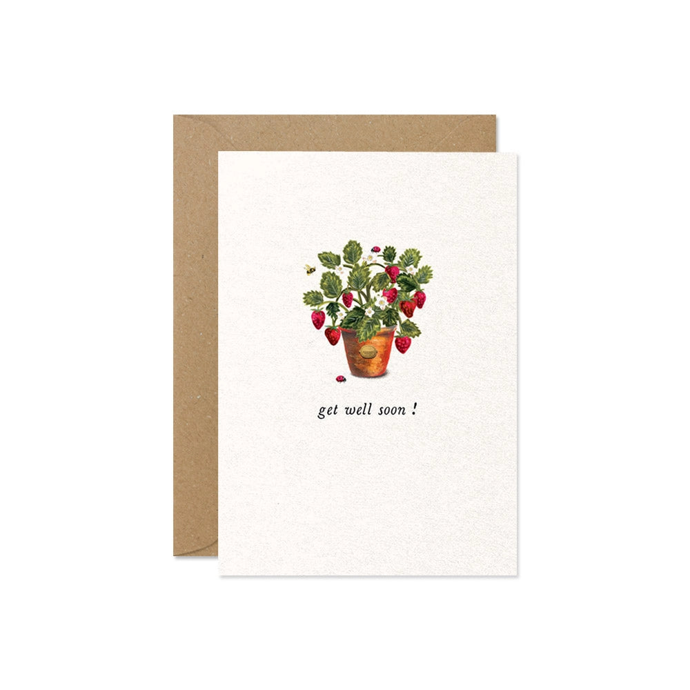 Get Well Soon Mini Greetings Card