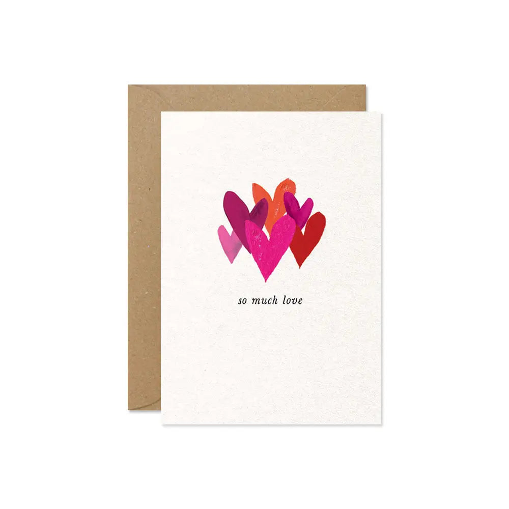 So Much Love Mini Greetings Card
