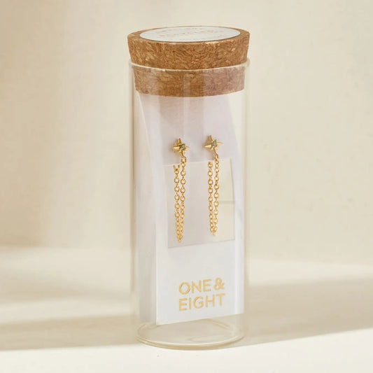 Astrid Chain Stud Earrings
