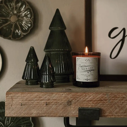 Nice List Christmas Soy Glass Candle