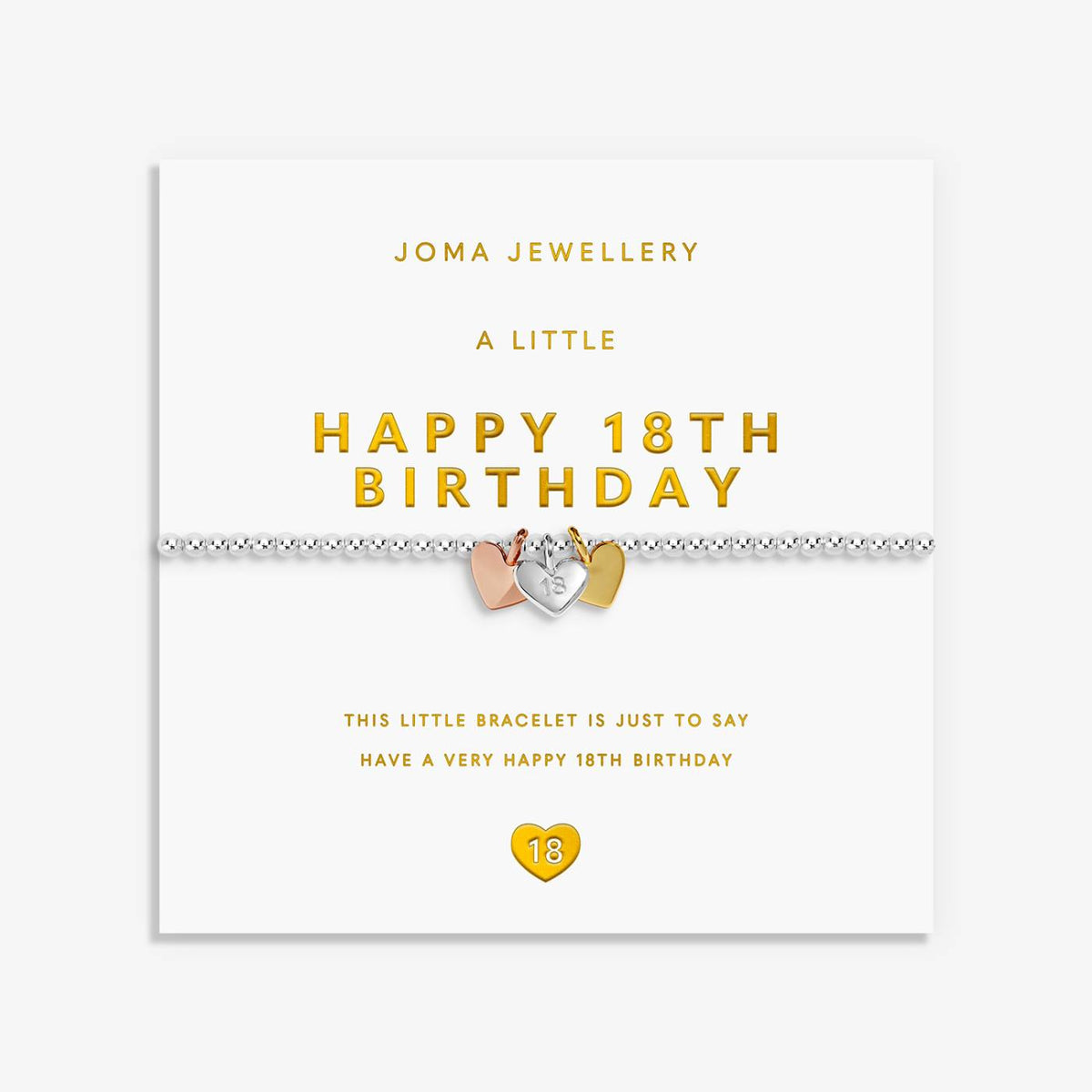 A Little ‘Happy 18th Birthday’ Bracelet