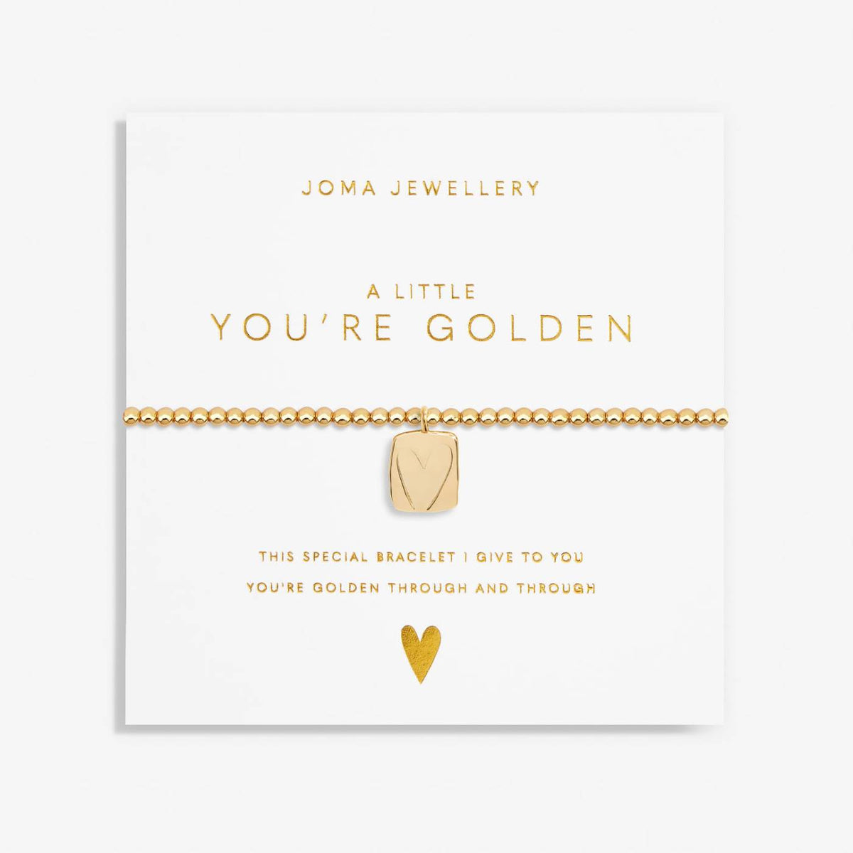 A Little ‘You’re Golden’ Bracelet Gold