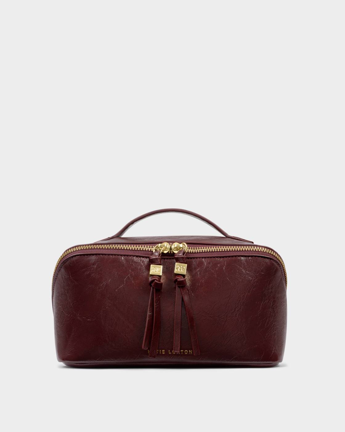 Katie Loxton Soho Medium Makeup & Wash Bag in Cherry