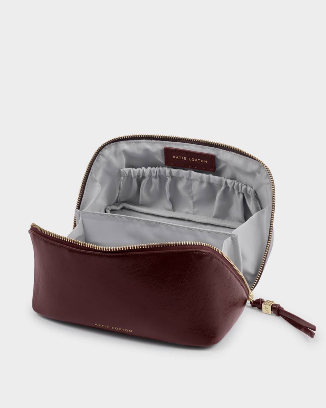 Katie Loxton Soho Medium Makeup & Wash Bag in Cherry