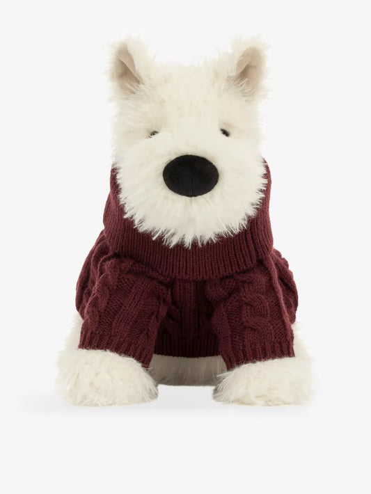 Munro Scottie Dog in Winter Jumper