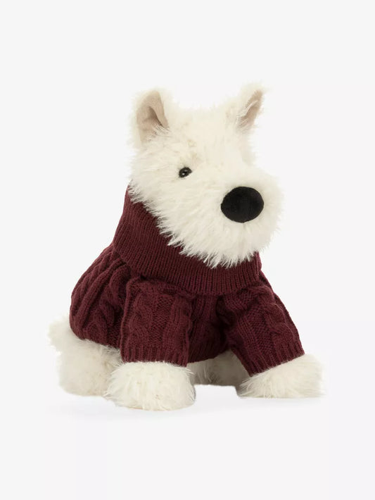Munro Scottie Dog in Winter Jumper