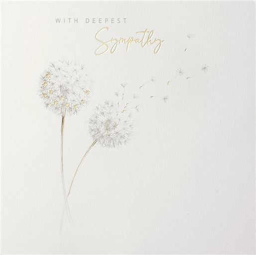 With Deepest Sympathy Greetings Card