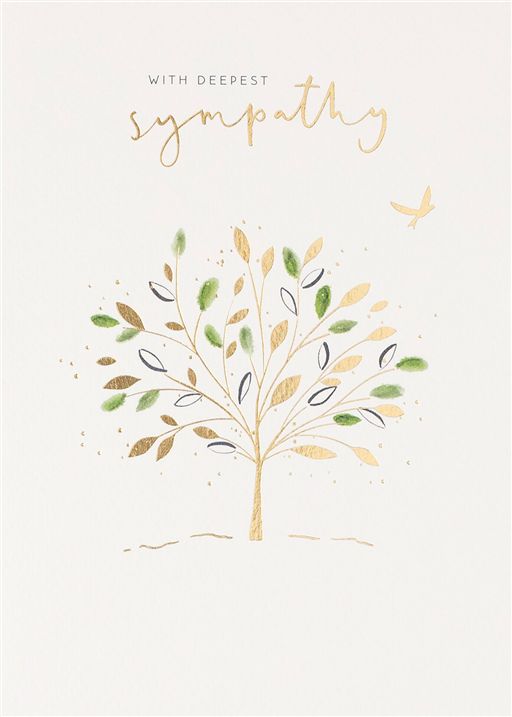 With Deepest Sympathy Greetings Card