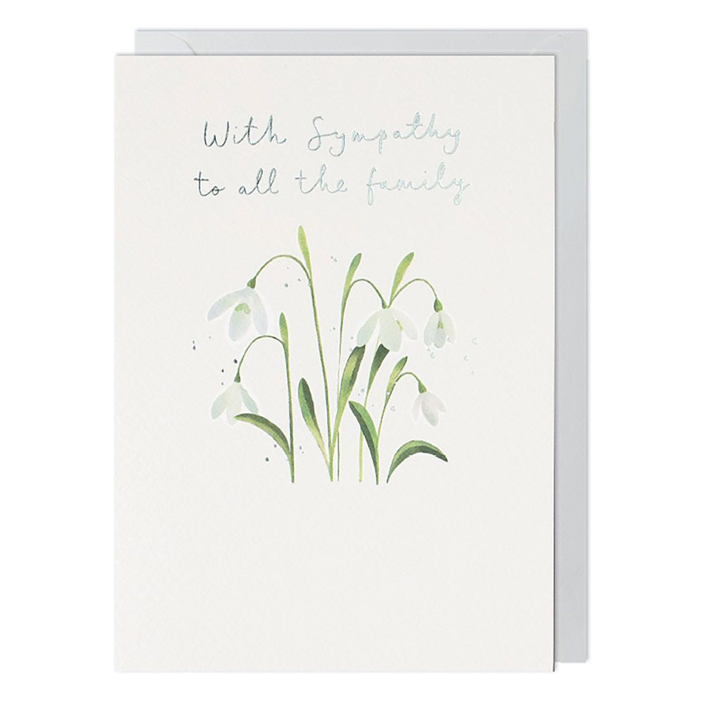 With Sympathy To All The Family Greetings Card