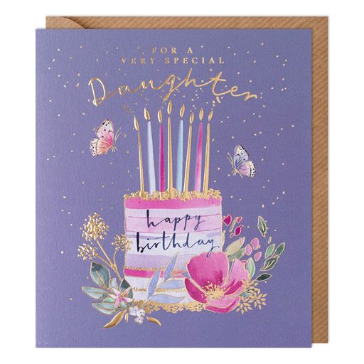 Special Daughter Happy Birthday Greetings Card